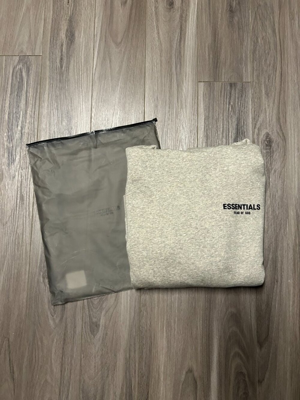 Essentials Fear of God Dark Oatmeal Hoodie Brand New - Picture 4 of 6